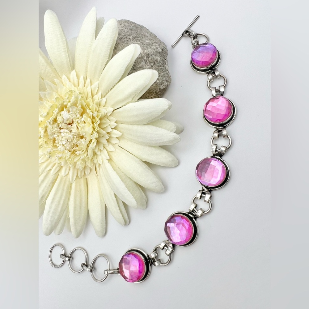 RAINBOW FIRE TOPAZ BRACELET